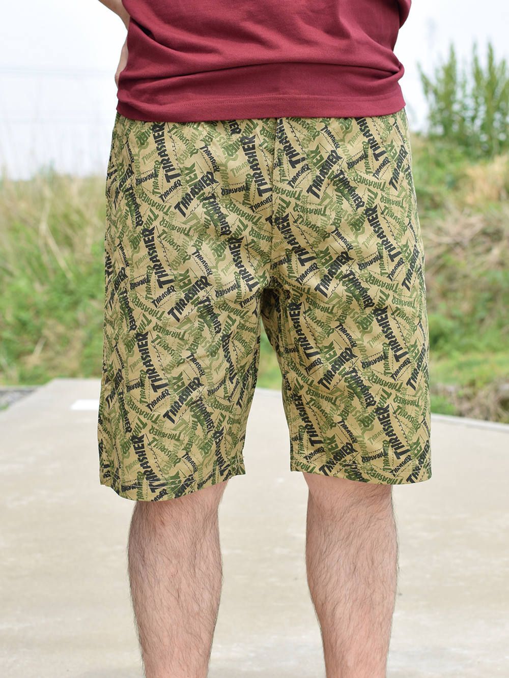 MAG ALLOVER TWEEL-SHORTS
