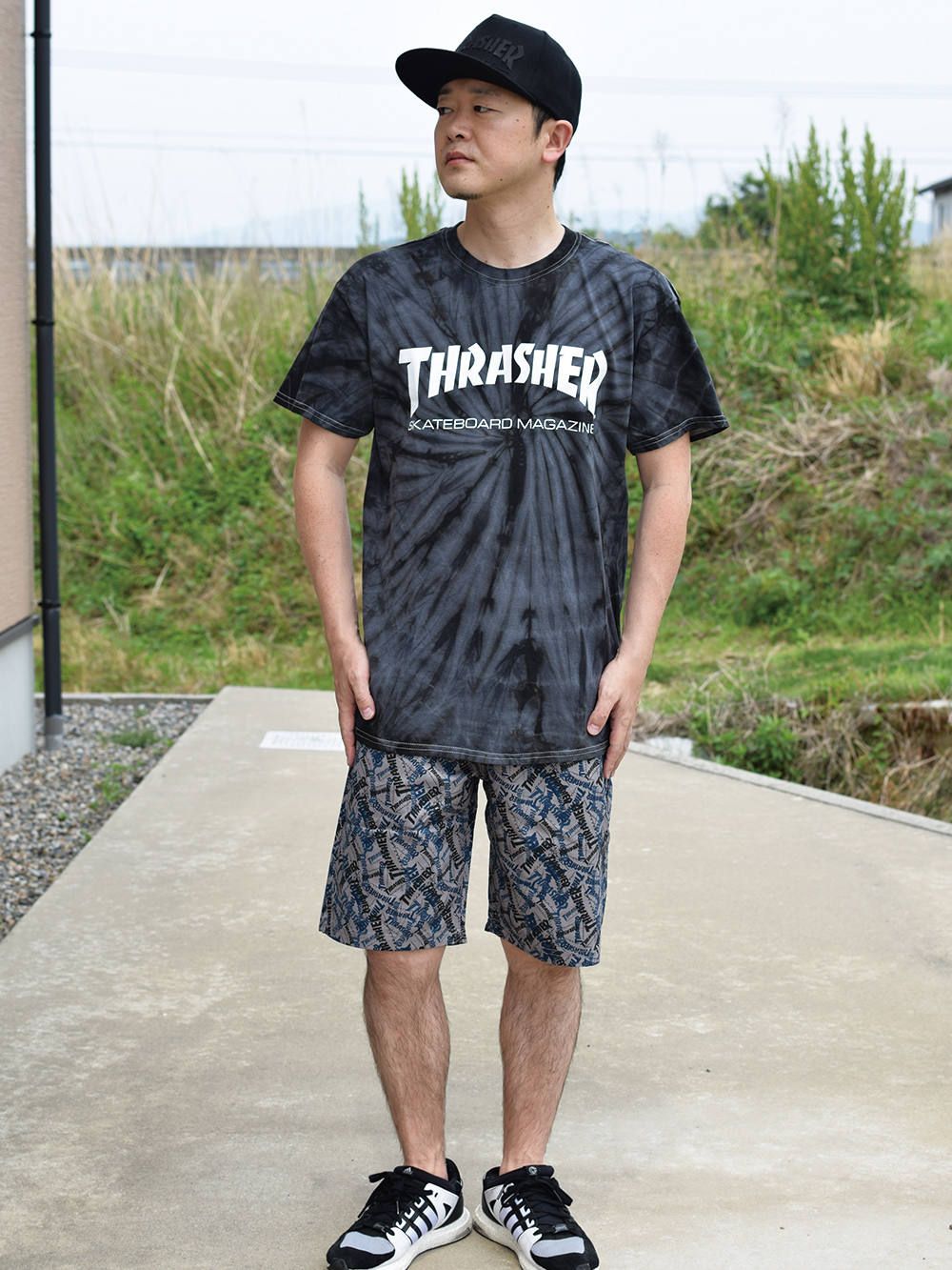 MAG ALLOVER TWEEL-SHORTS