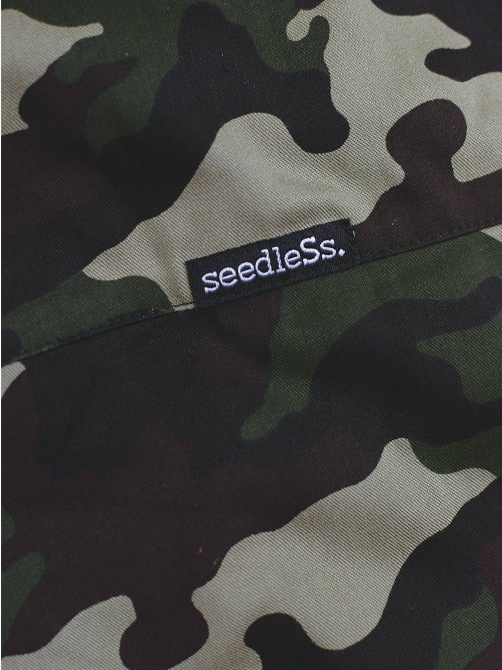 【SeedleSs×DOLL】zip up hoody shirts '17