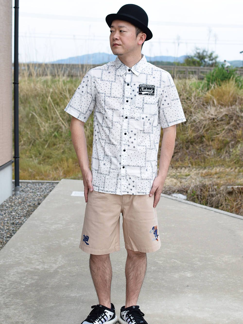 EMBROIDERY SHORTS-廻-