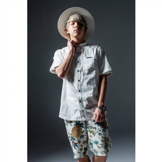 STAND COLLAR SHIRT S/S -Resolve-