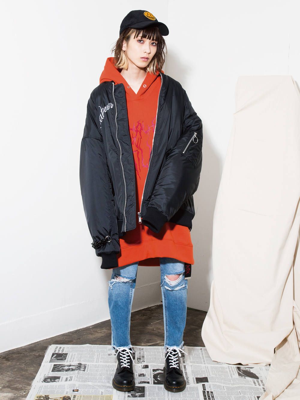 -ICICLE- OVERSIZED MA1 JKT
