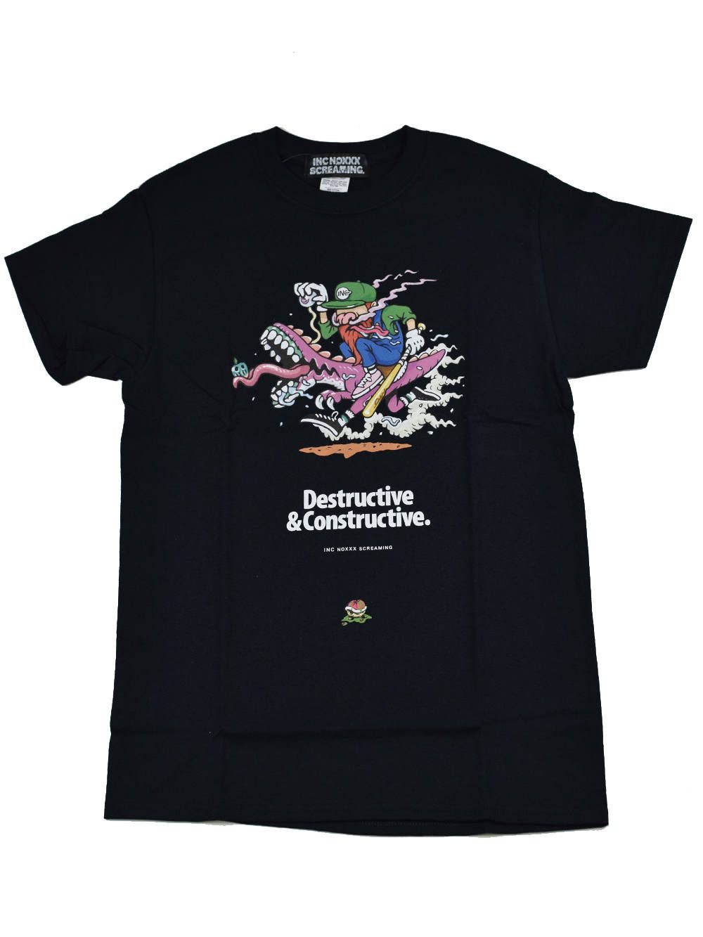 DESTRUCTIVE T-shirt / 2P GREEN