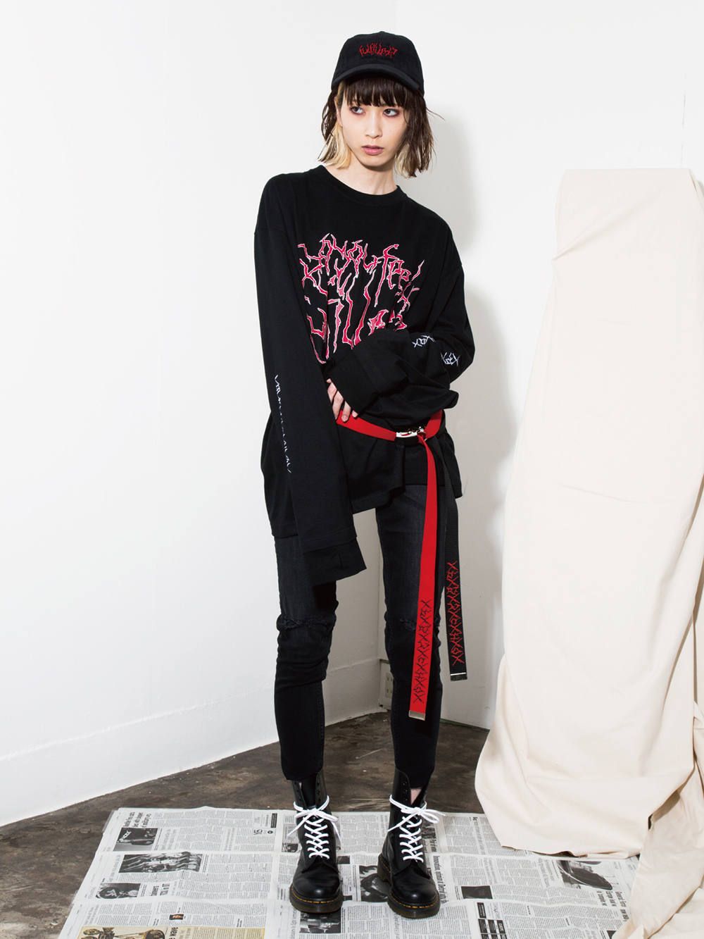 -VAIN- LAYERED LONG SLEEVE TEE