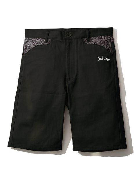 WORK SHORTS-PAISLEY-