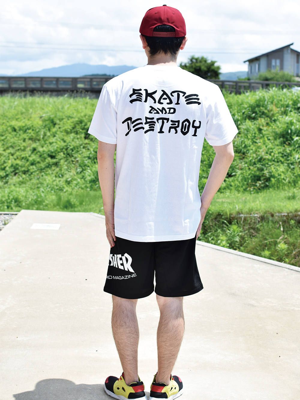 SK8&DESTROY POCKET T-SHIRT