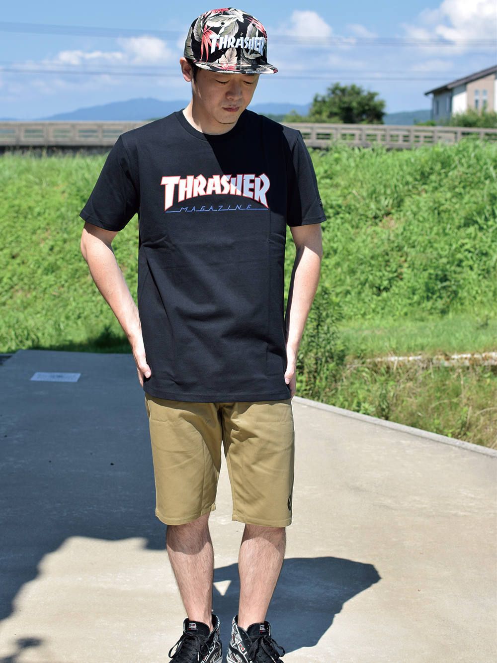 THRASHER×STARTER BLACK LABEL collaboration Tee 02