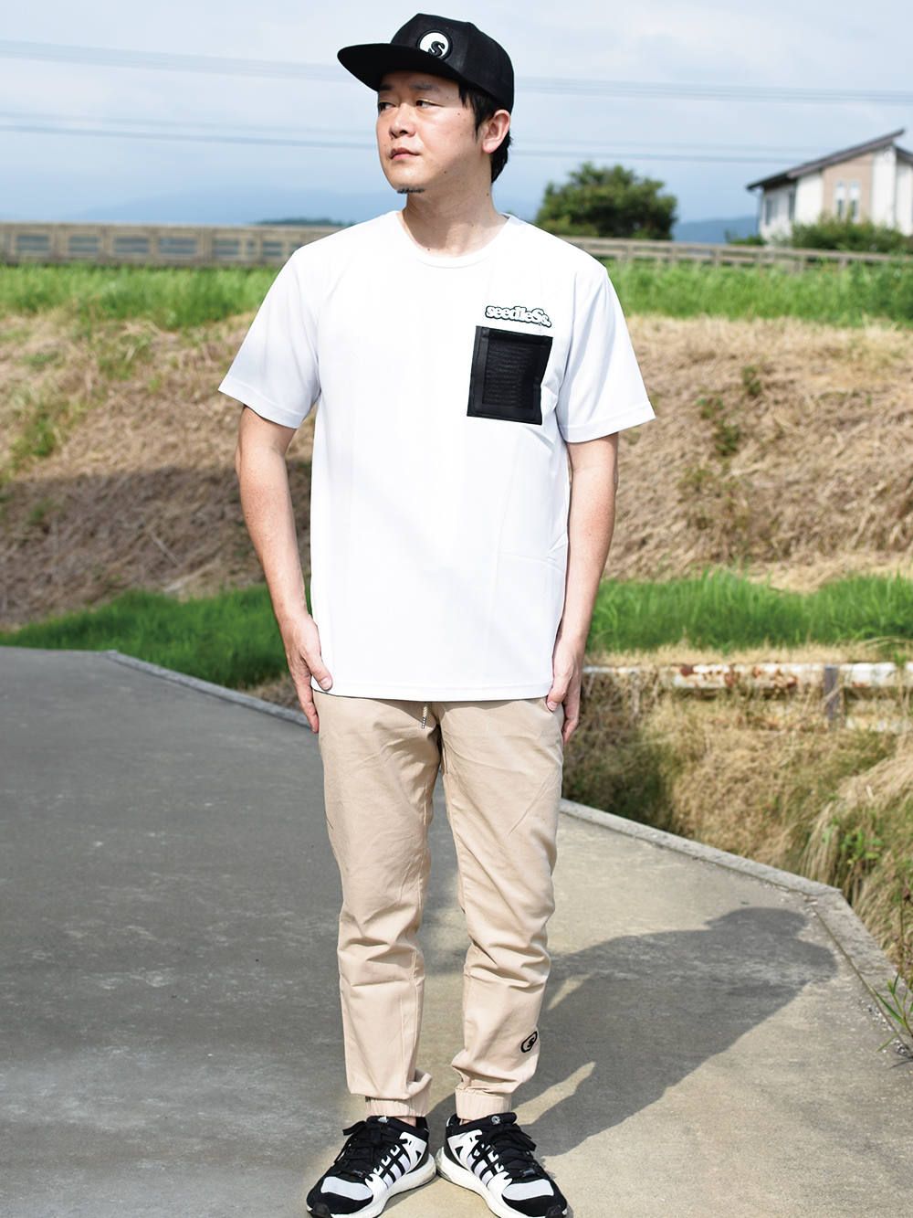 mesh pocket t shirts