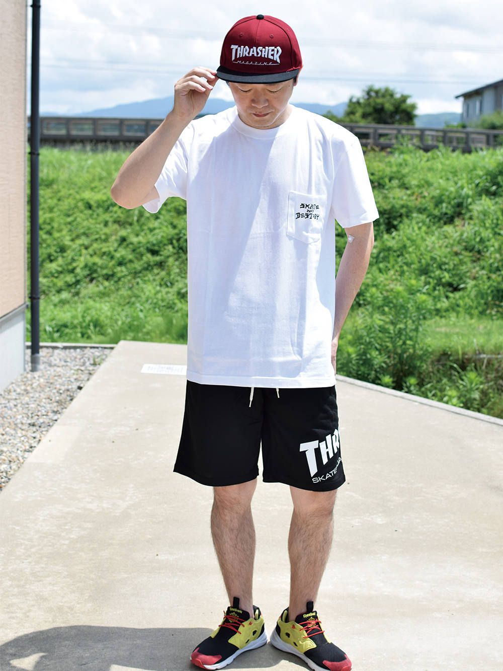SK8&DESTROY POCKET T-SHIRT