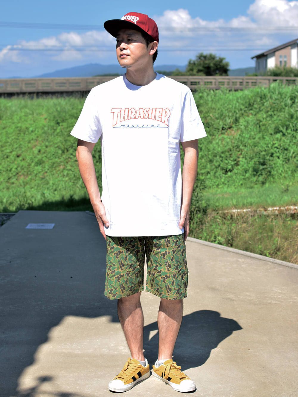 THRASHER×STARTER BLACK LABEL collaboration Tee 02