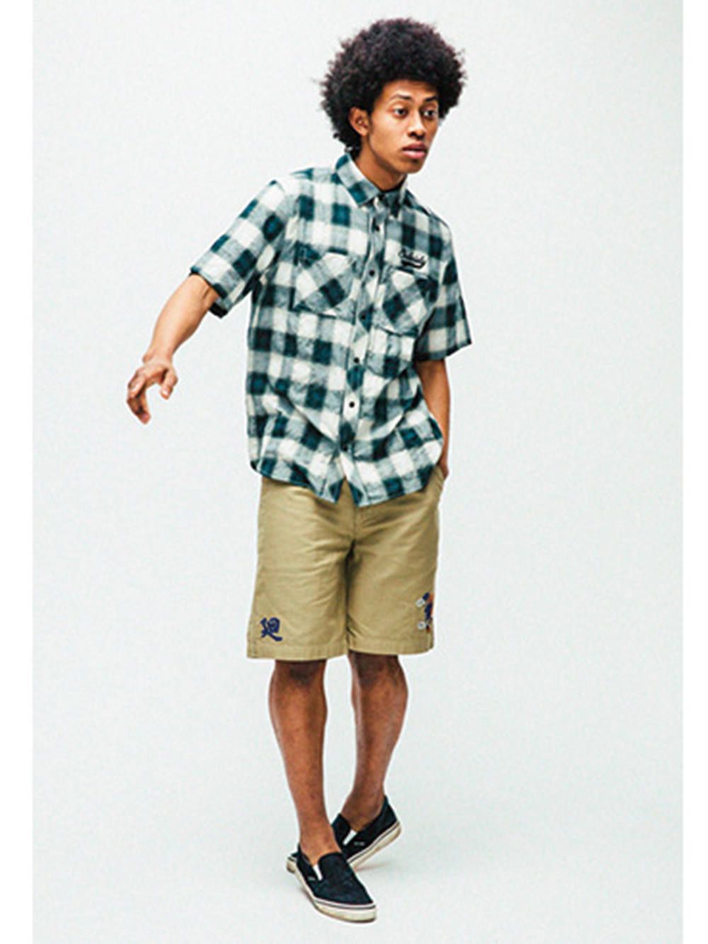 CHECK SHIRT S/S-GLORIOUS-