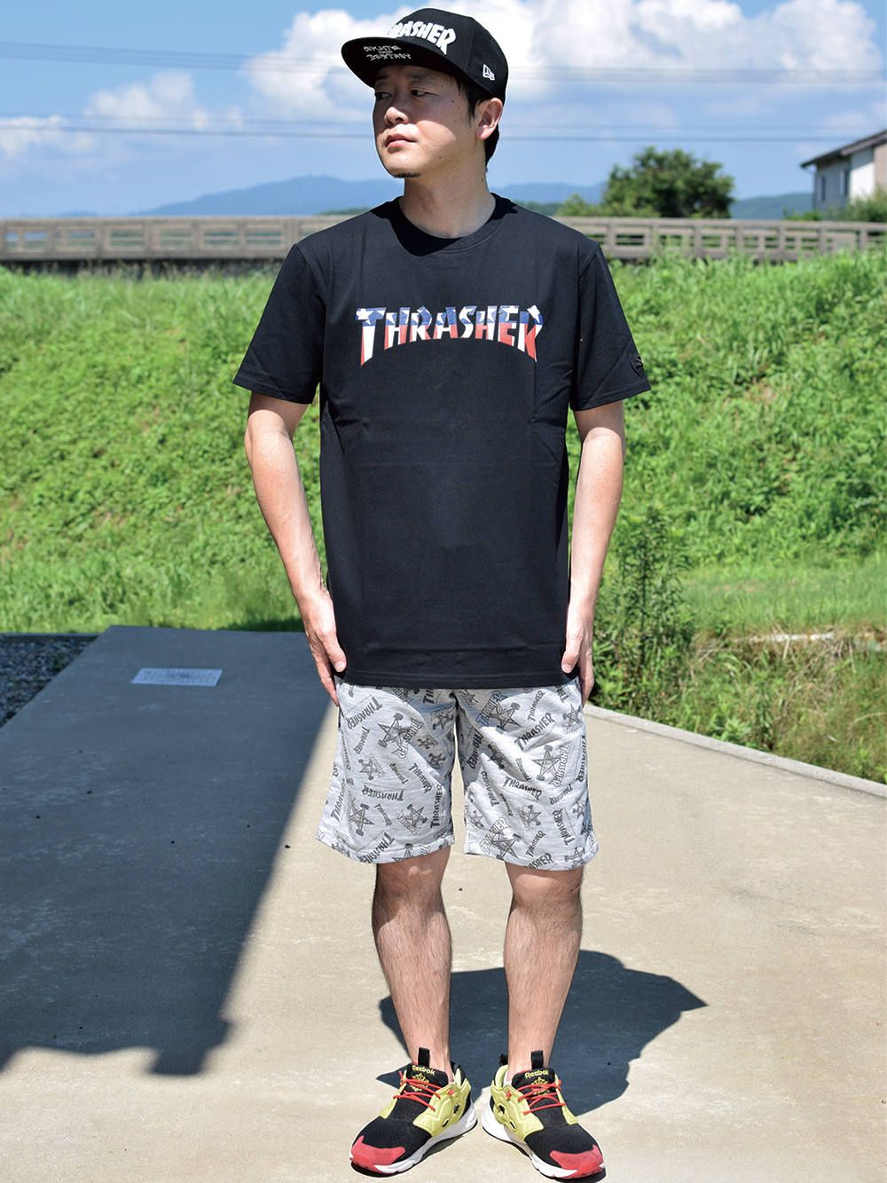 THRASHER×STARTER BLACK LABEL collaboration Tee 04