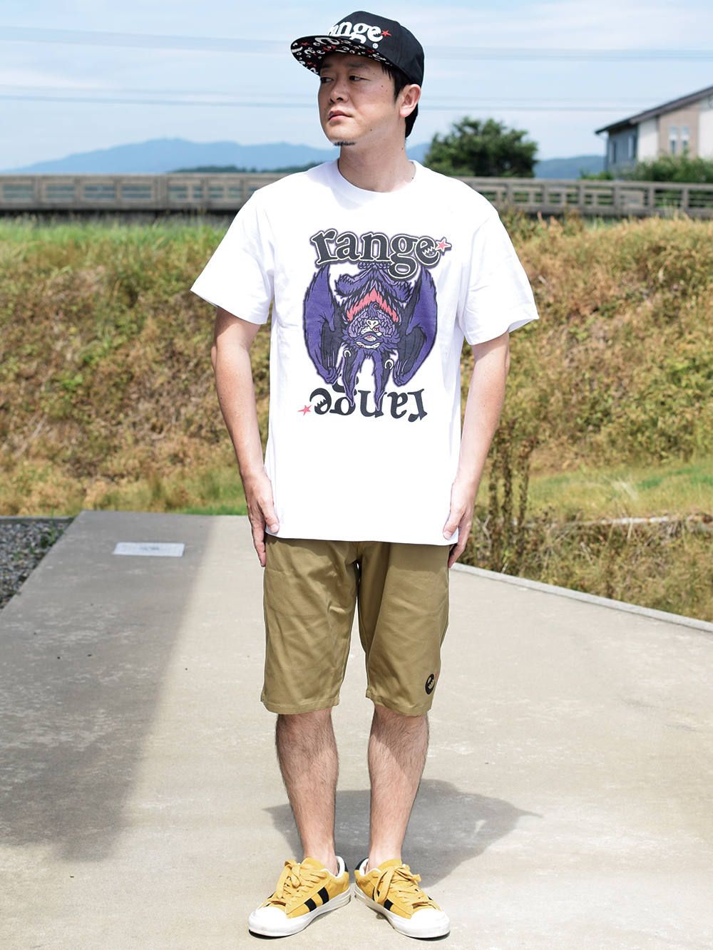 Purple Bat s/s tee
