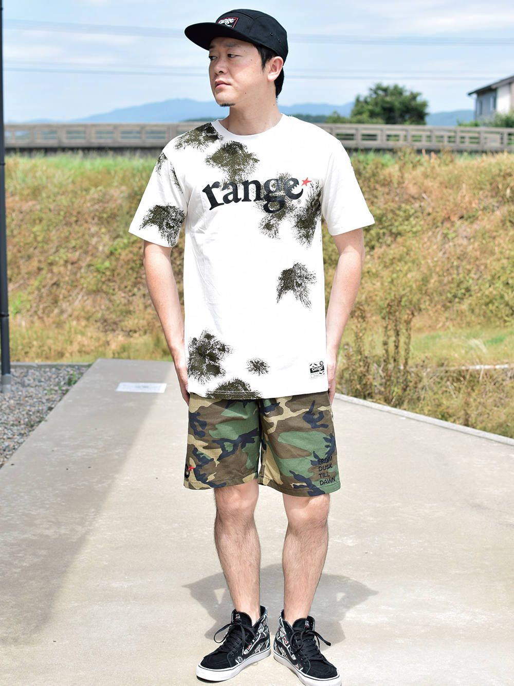 range camo s/s tee