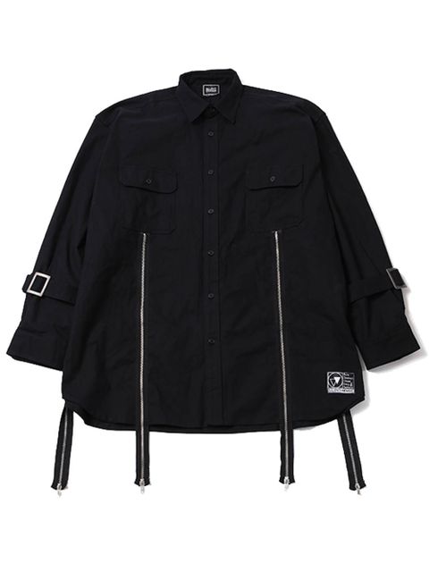MALCOLM -Zip Wide Shirts-
