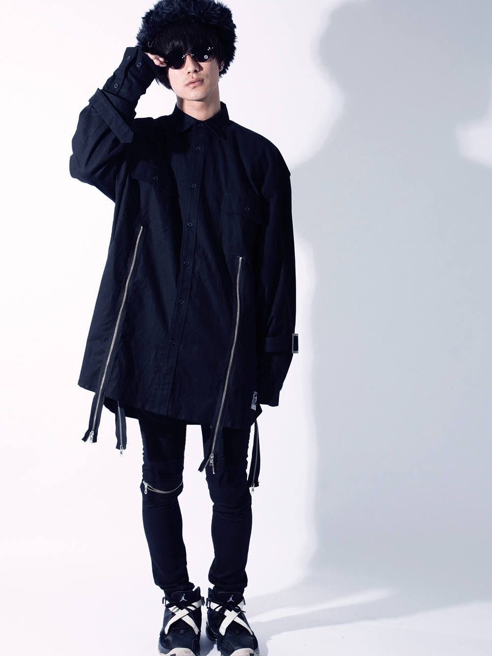 MALCOLM -Zip Wide Shirts-