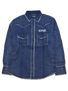rg denim western damage shirts