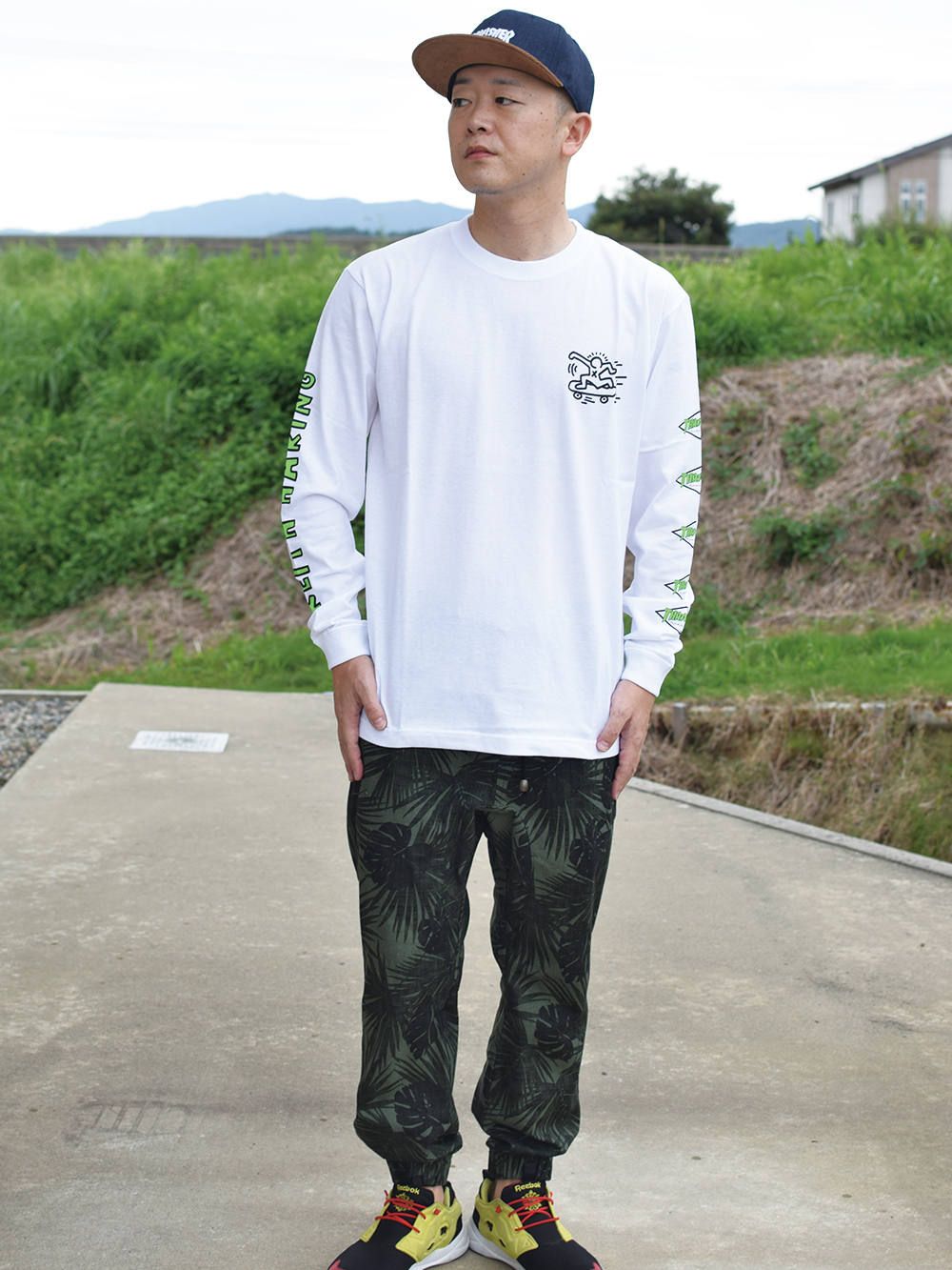 THRASHER×KEITH HARING L/S TEE
