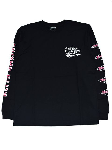 THRASHER×KEITH HARING L/S TEE