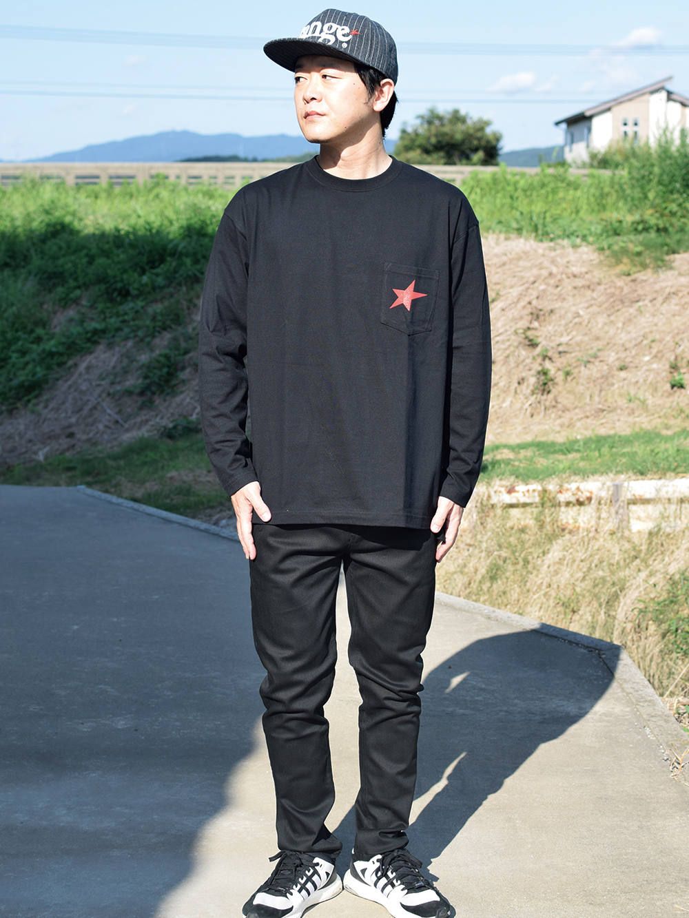rg pocket LS tee