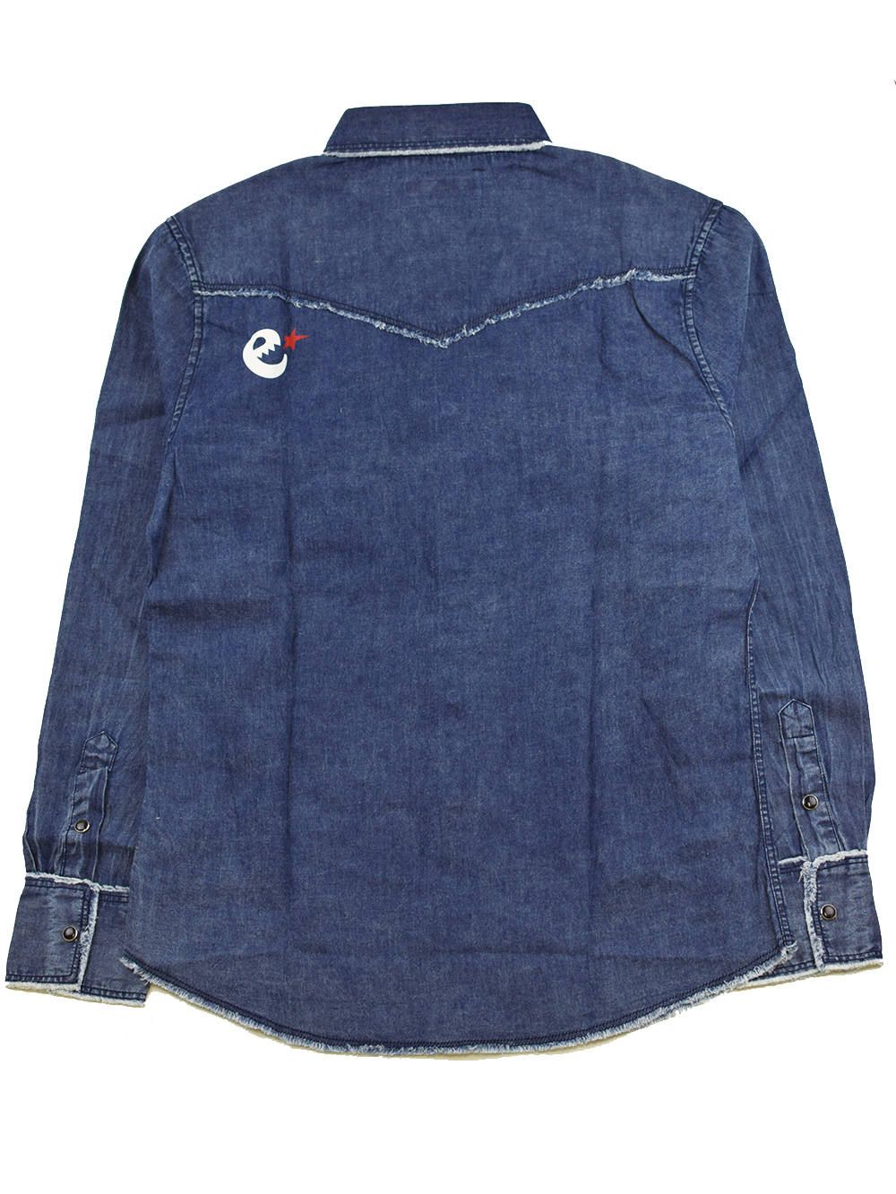 rg denim western damage shirts