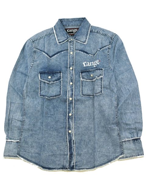 rg denim western damage shirts