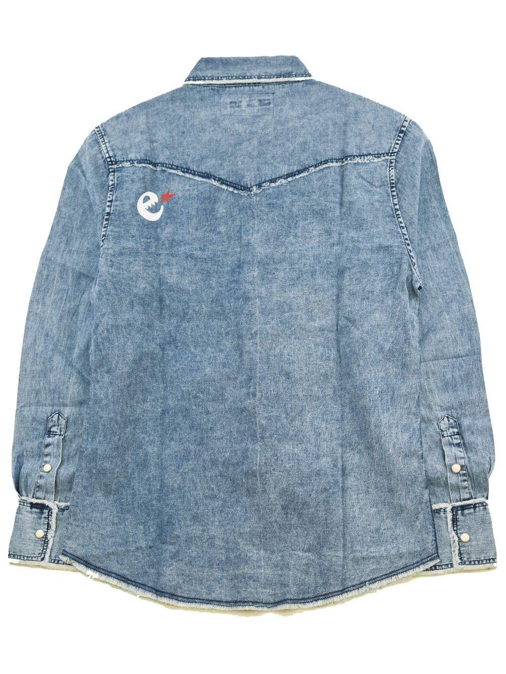 rg denim western damage shirts