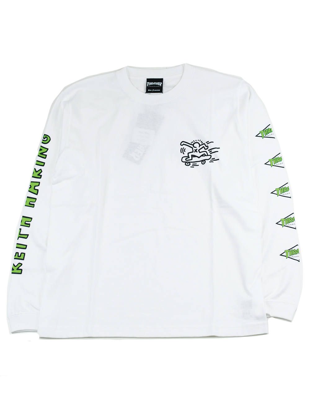 THRASHER×KEITH HARING L/S TEE