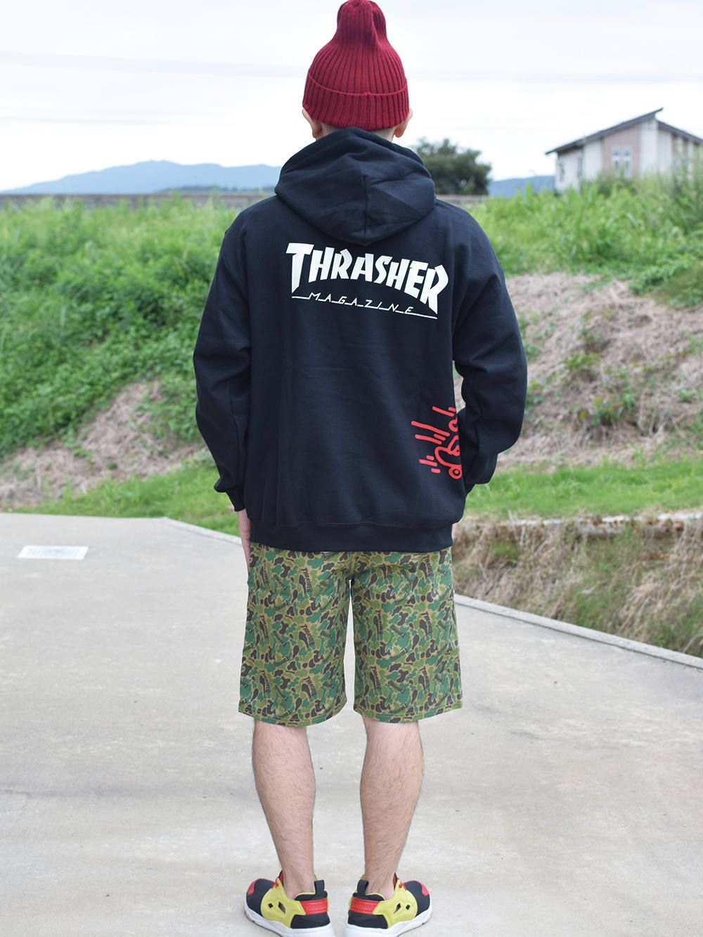 THRASHER×KEITH HARING HOODIE (8.0oz)