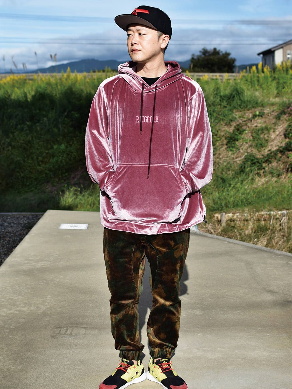 RC VELVETEEN-HOODIE