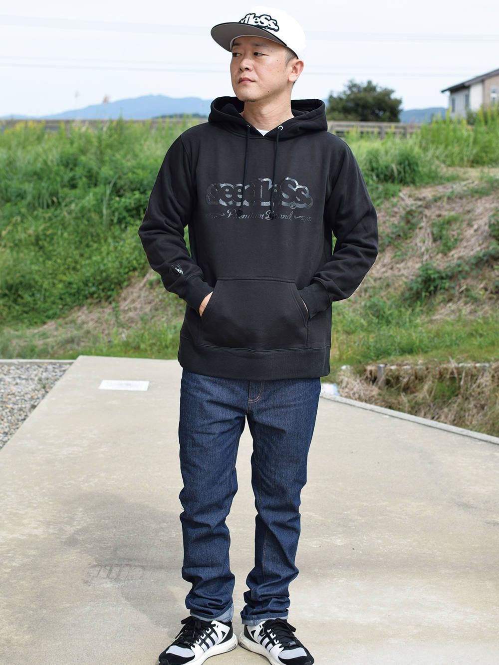 coop coating logo hoody sweat