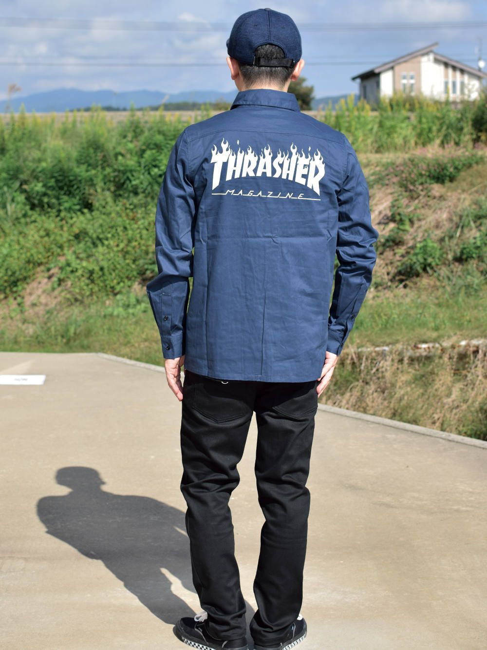 FLAME LOGO WORK-SHIRT