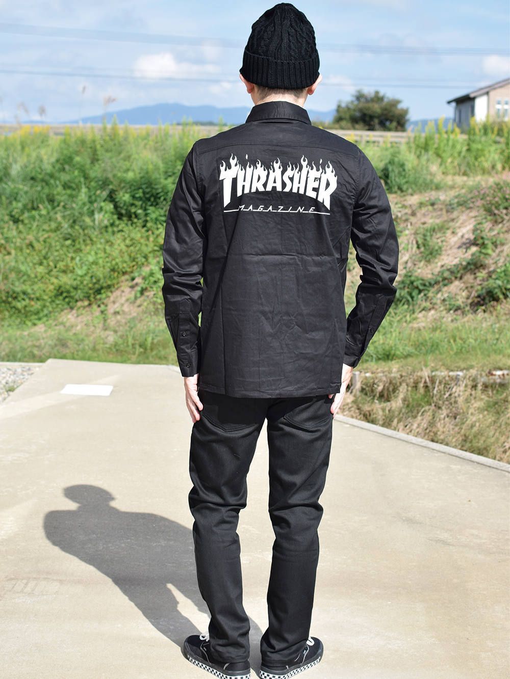FLAME LOGO WORK-SHIRT