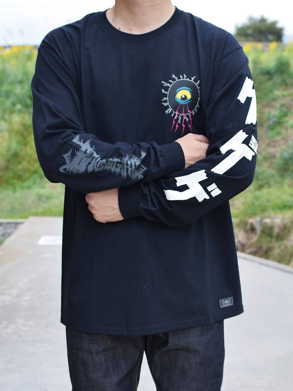 GEGEGE NO BACK BAIRD LONG T-SHIRT