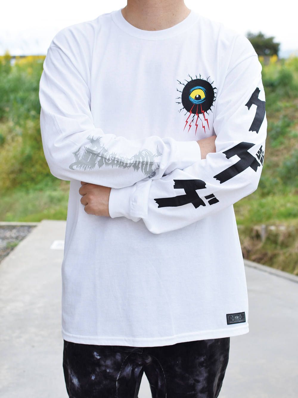 GEGEGE NO BACK BAIRD LONG T-SHIRT
