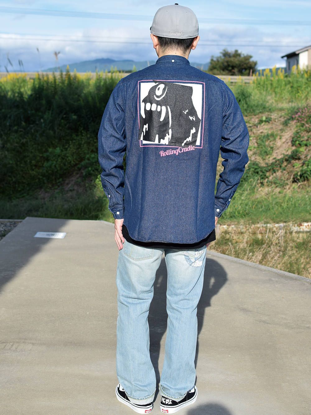 BIG SHOUT DENIM-SHIRT