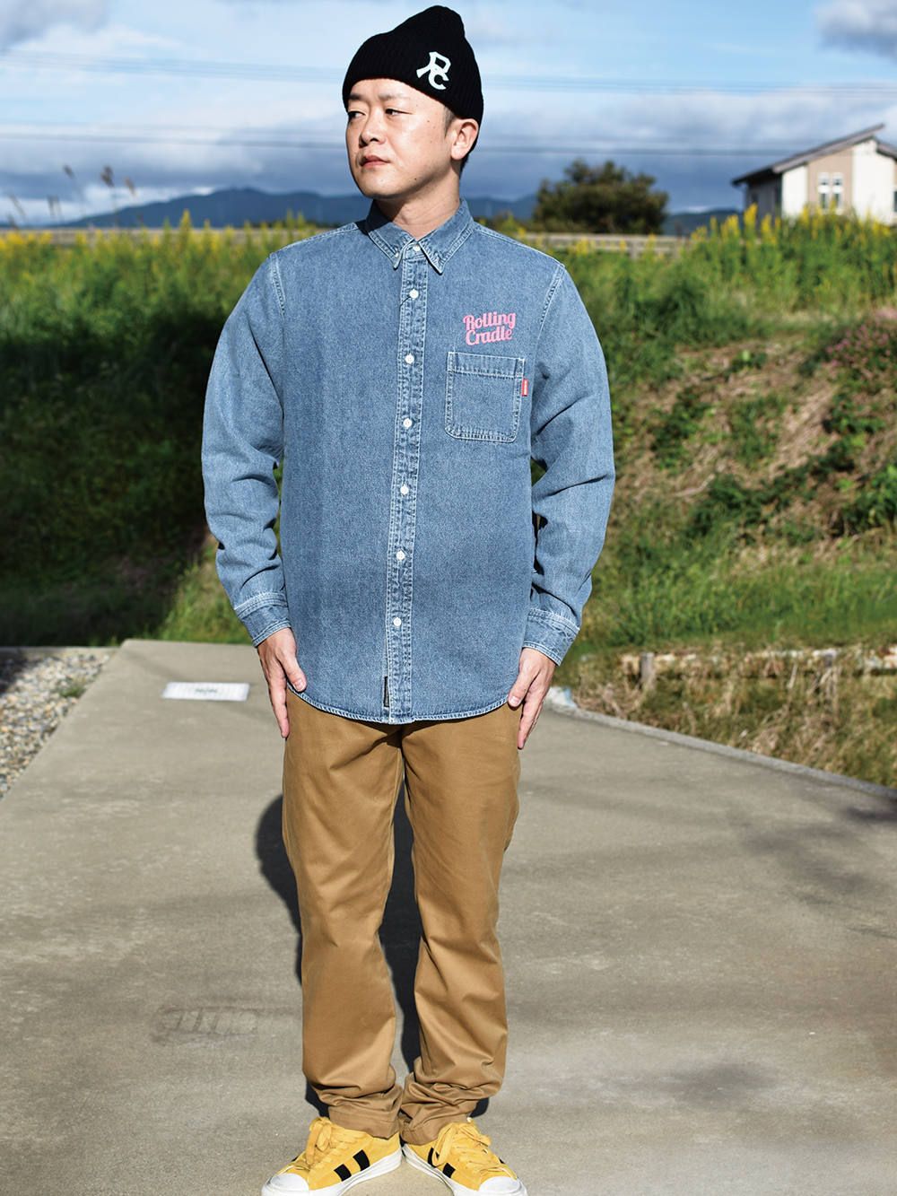 BIG SHOUT DENIM-SHIRT