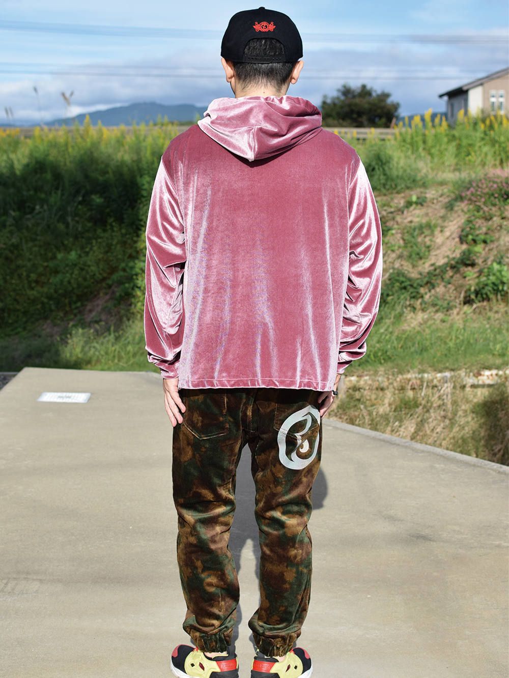 RC VELVETEEN-HOODIE