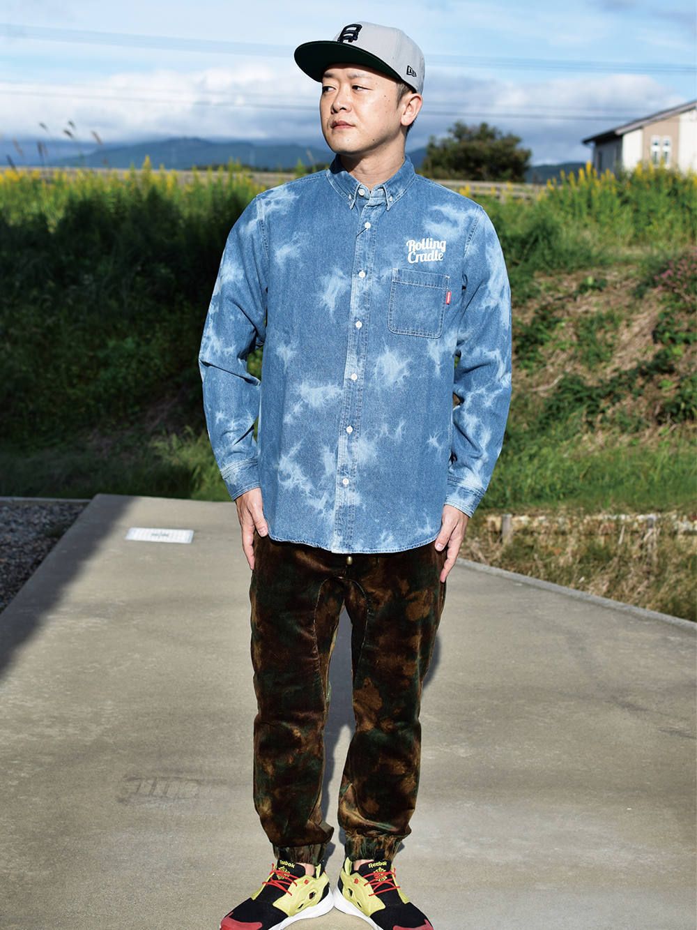 BIG SHOUT DENIM-SHIRT