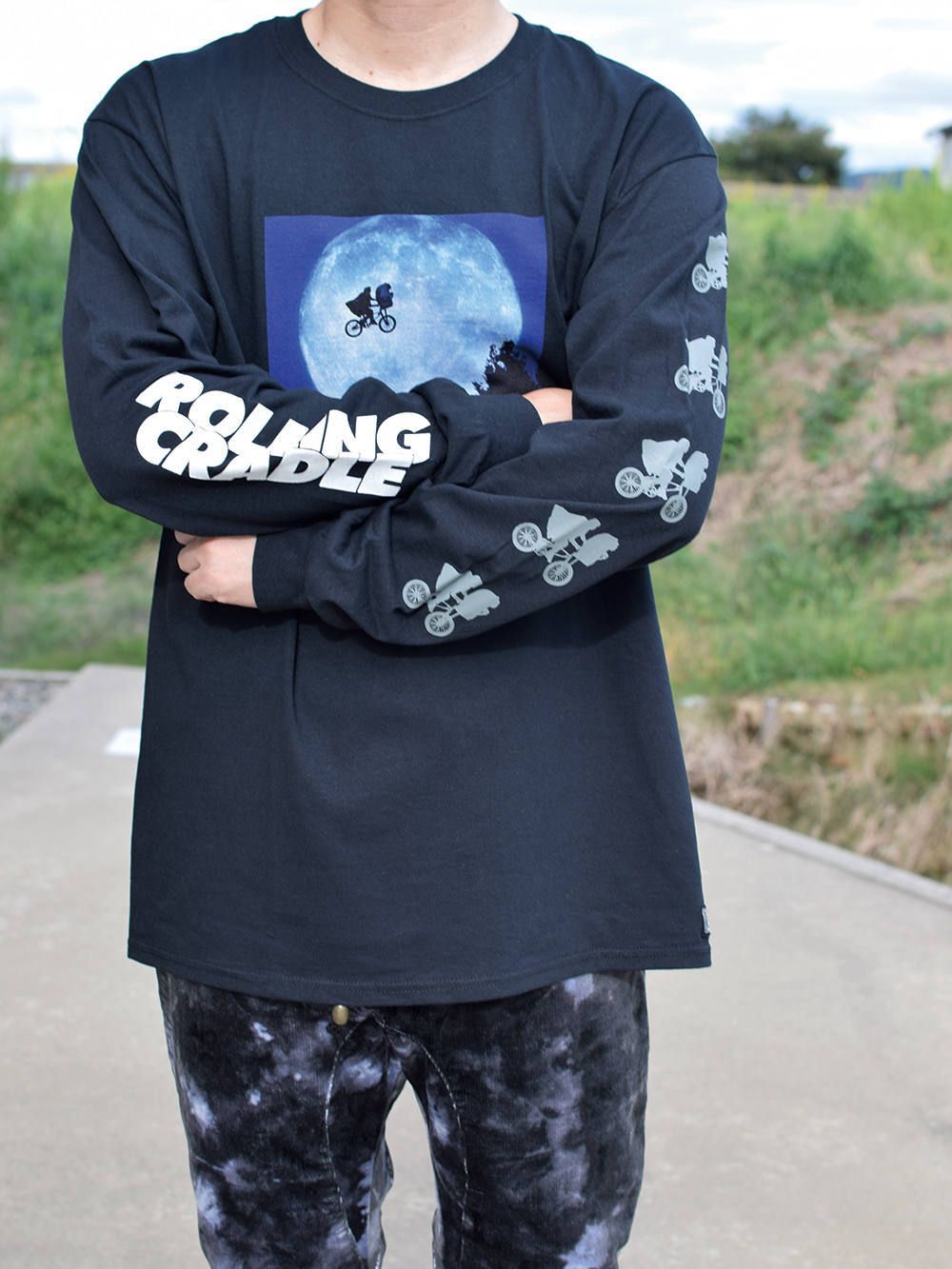 RCxE.T. MOON LIGHT LONG T-SHIRT
