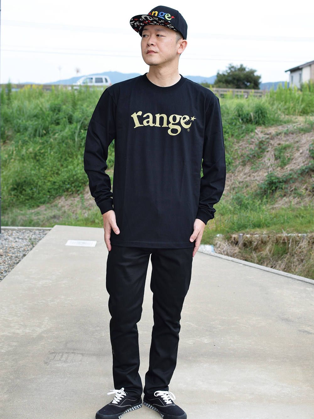 range logo L/S tee