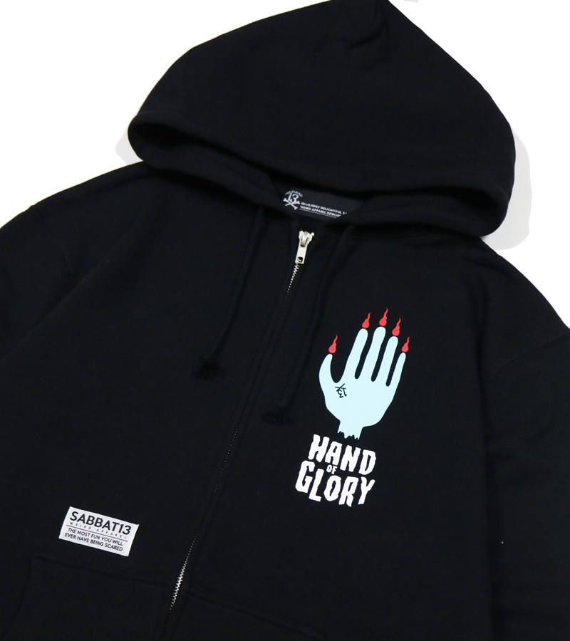 HAND OF GLORY ZIP-HOODIE