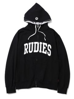 COLLEGE HIGHNECK ZIPHOOD-SWEAT