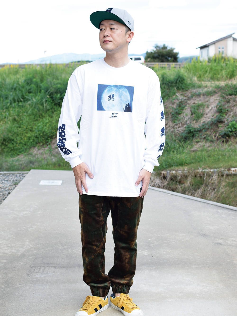 RCxE.T. MOON LIGHT LONG T-SHIRT