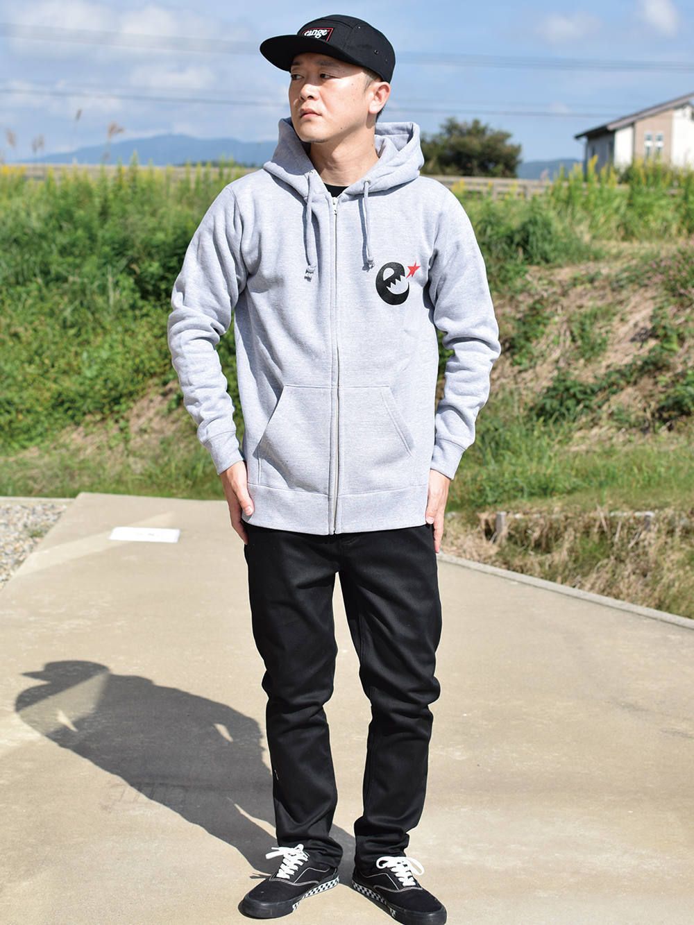 range super heavy weight 12.4oz zip hoody