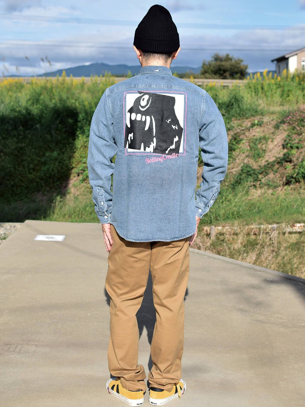 BIG SHOUT DENIM-SHIRT