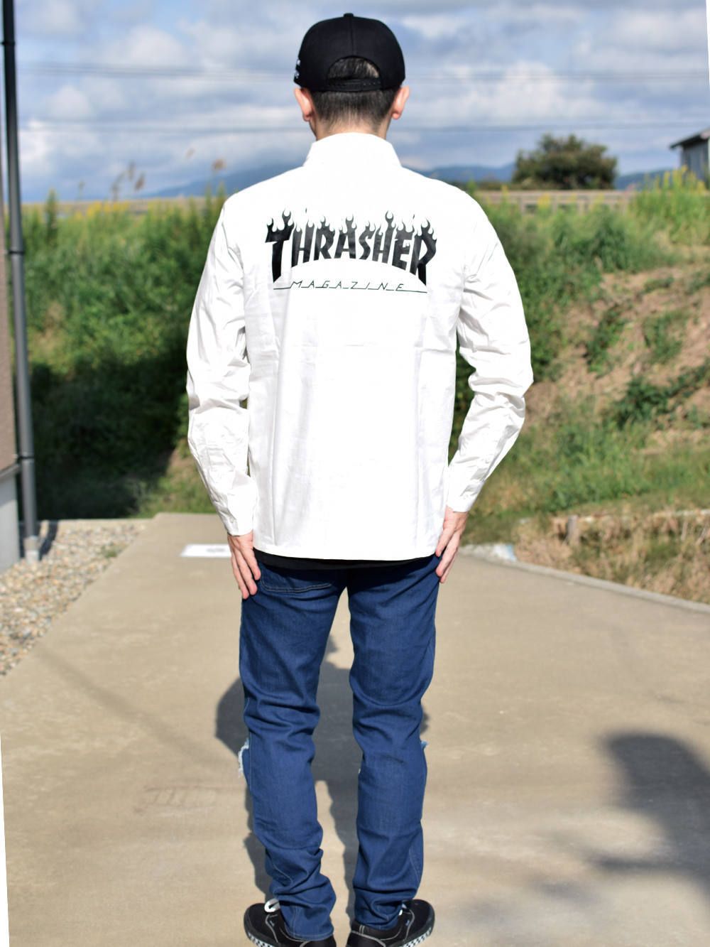 FLAME LOGO WORK-SHIRT