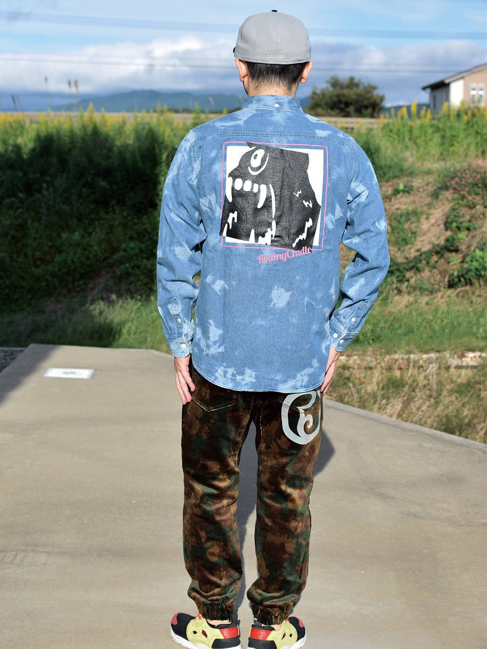 BIG SHOUT DENIM-SHIRT
