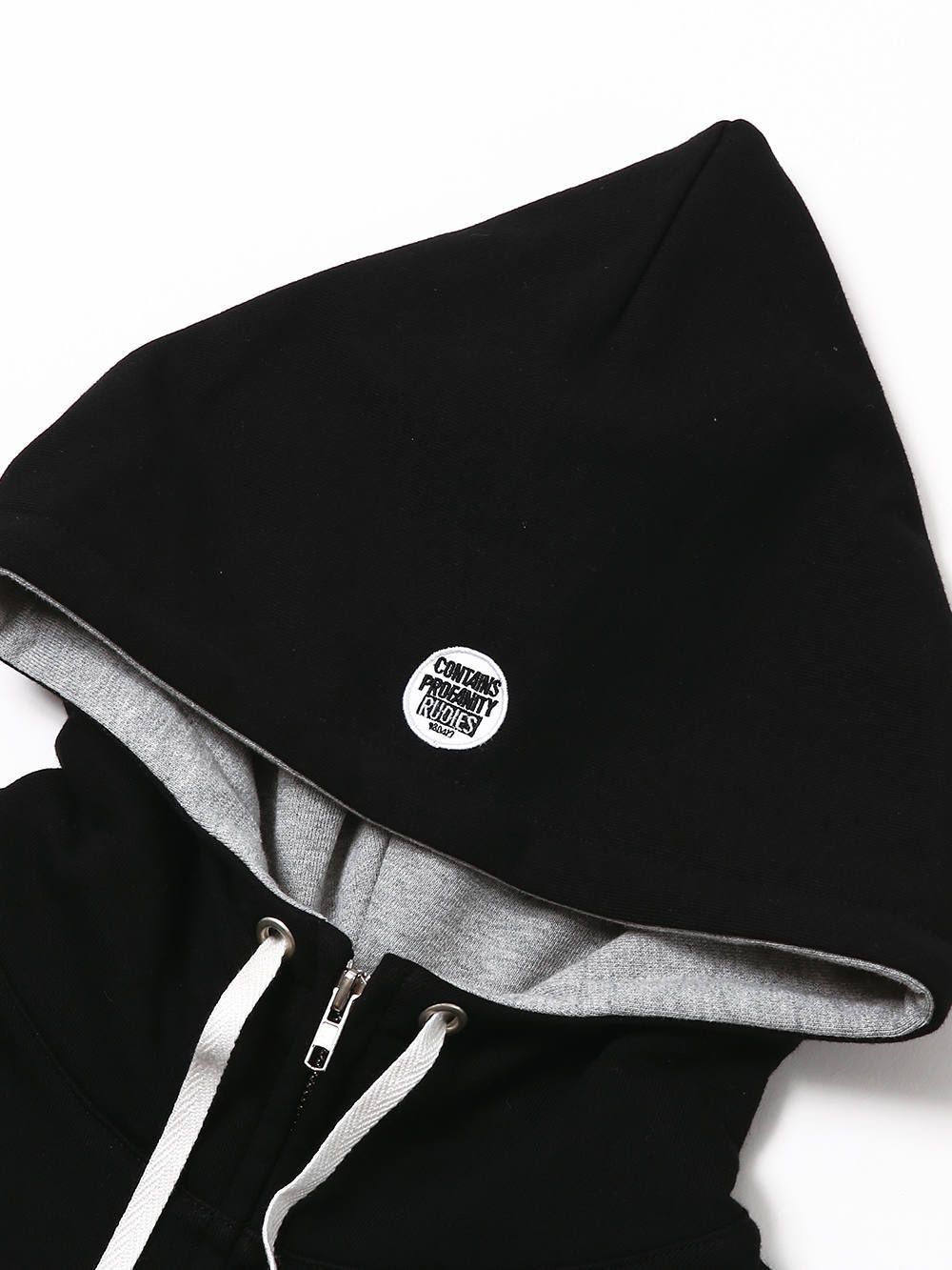 COLLEGE HIGHNECK ZIPHOOD-SWEAT