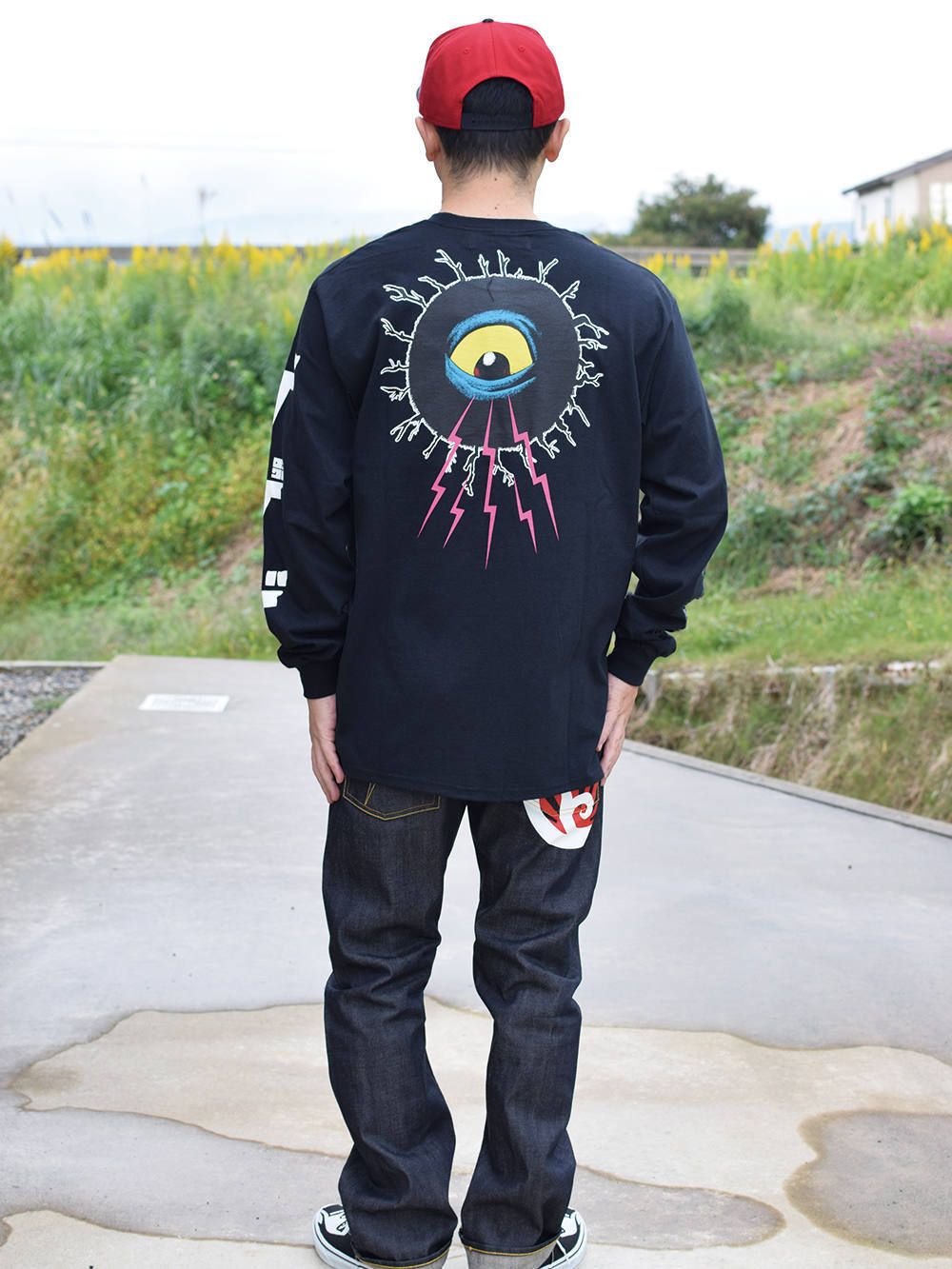 GEGEGE NO BACK BAIRD LONG T-SHIRT